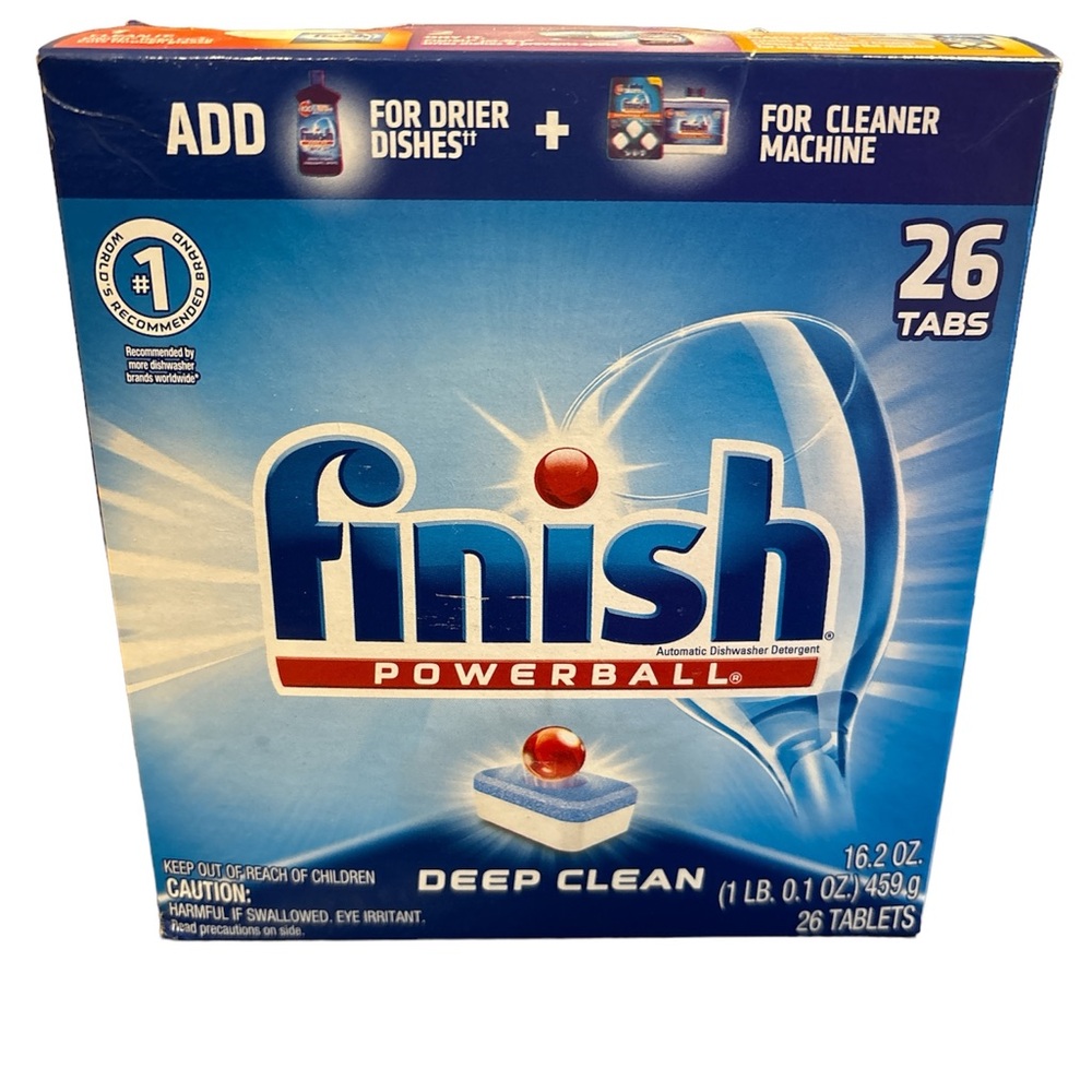 Finish All in 1 Dishwasher Detergent Powerball Dishwashing Tablets Fresh 26 Tabs